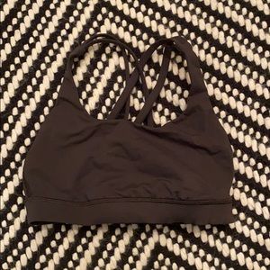 Lululemon sports bra (dark green)